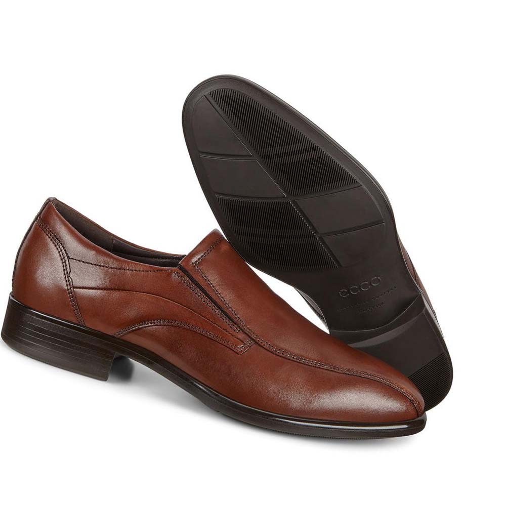 Ecco Citytray Bike Tå Slip-on Pensko Herre Brune | NO 507MQZ